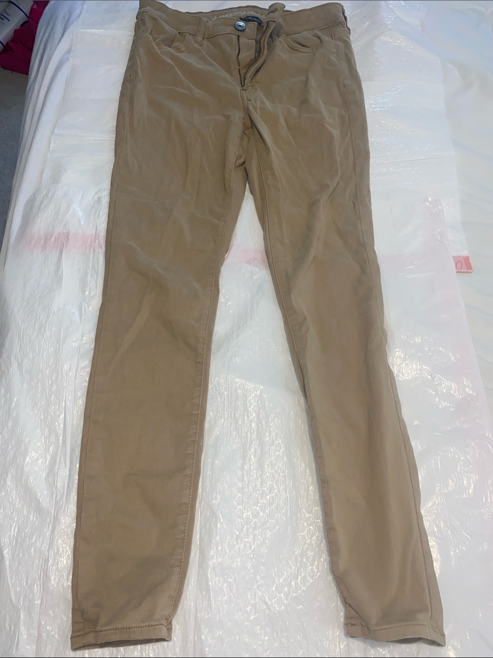 Slim Khaki Stretch Pants
